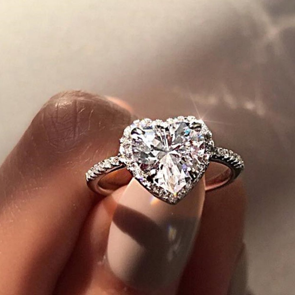 Heart Ring 18K Rose Gold Plated - Picture 3 of 10